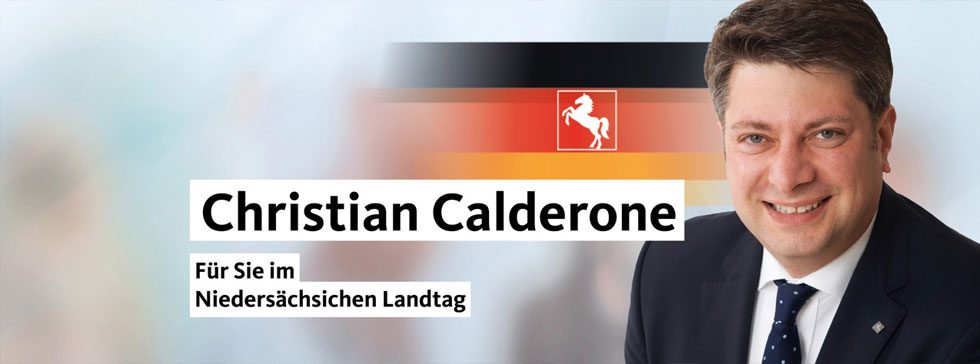 Christian Calderone, Kreisvorsitzender der CDU Osnabrück-Land